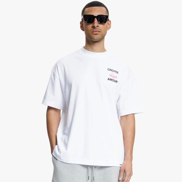 Croyez Amour T-shirt Wit