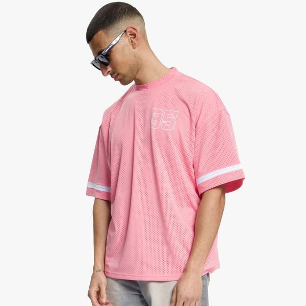 Croyez Mesh Jersey Roze