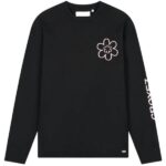 Croyez Contour De La Fleur Longsleeve T-shirt Zwart