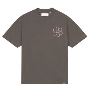 Croyez Contour De La Fleur T-shirt Bruin