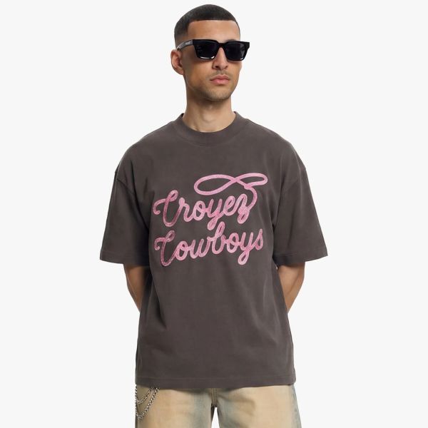 Croyez Cowboys T-shirt Bruin