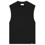 Croyez Cutout Heart Sleeveless T-shirt Zwart