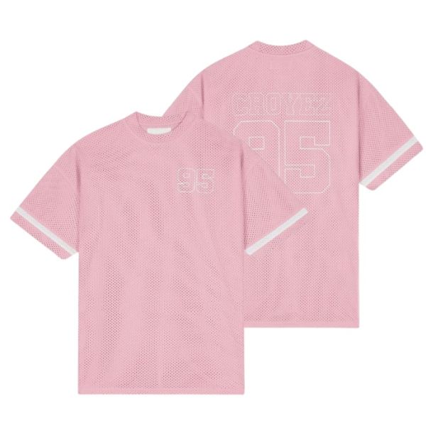 Croyez Mesh Jersey Roze