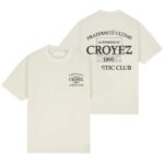 Croyez Overlay Fraternité T-shirt Off White