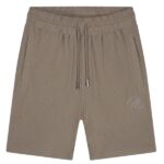 Malelions Diagonal Seersucker Korte Broek Bruin
