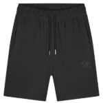 Malelions Diagonal Seersucker Korte Broek Zwart