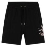 Malelions Split Korte Broek Zwart