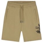 Malelions Split Korte Broek Beige