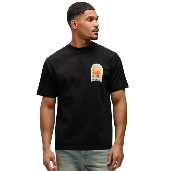 Malelions Yacht Window T-shirt Zwart