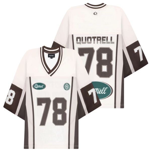 Quotrell Darnell Mesh Jersey Off White