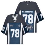 Quotrell Darnell Mesh Jersey T-shirt Navy