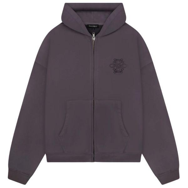 Quotrell Mike Acid Wash Vest Antraciet