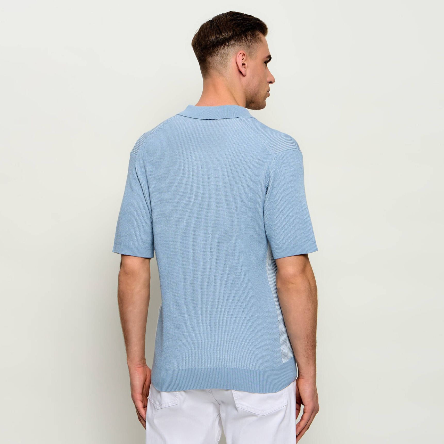 Boss Aravolo Polo Licht Blauw
