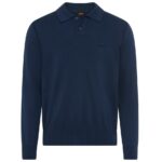 Boss Asac Polo Sweater Donker Blauw