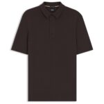 Boss Nolano Knitted Polo Bruin