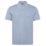 Boss Passertip Polo Licht Blauw