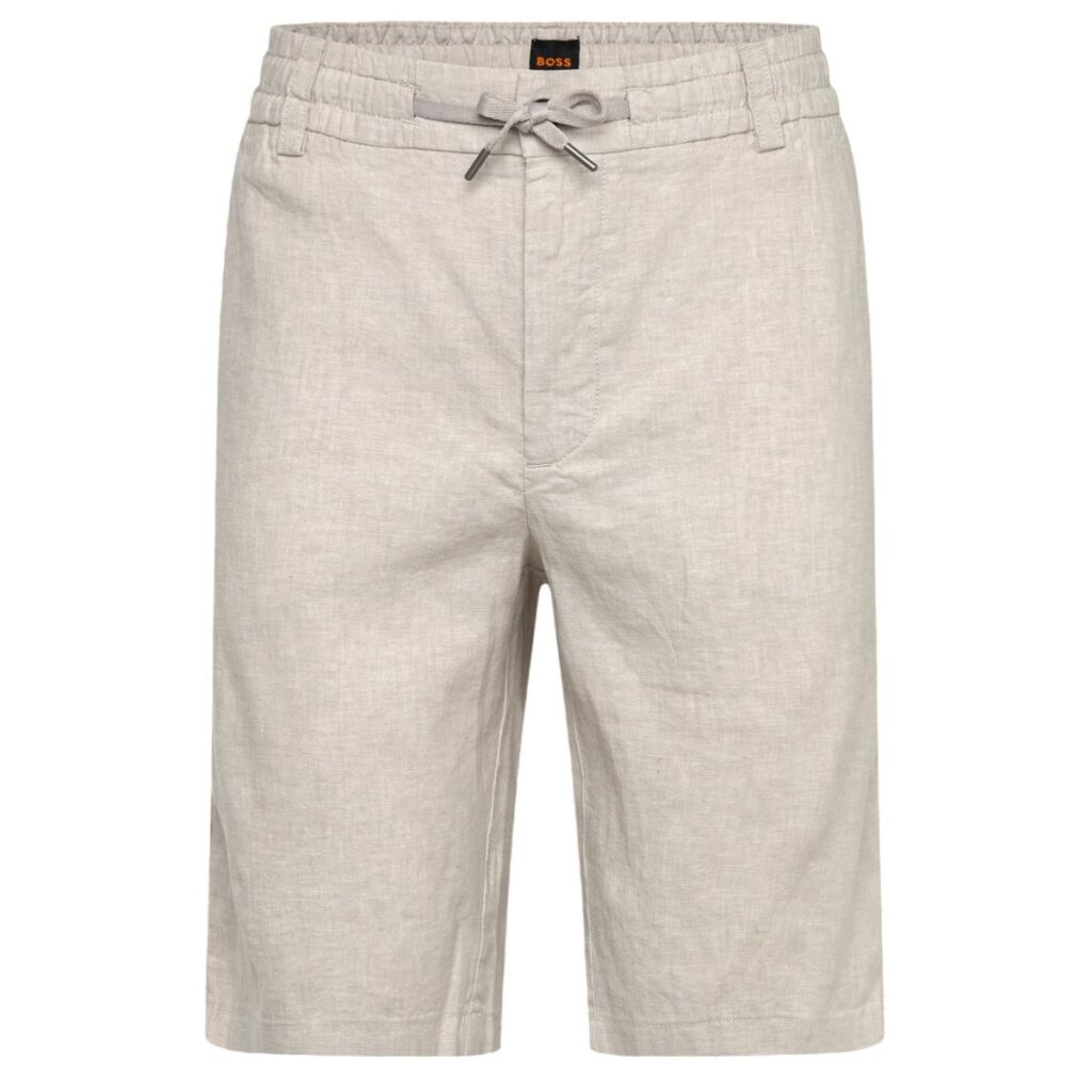 Boss Tapered Chino Korte Broek Grijs