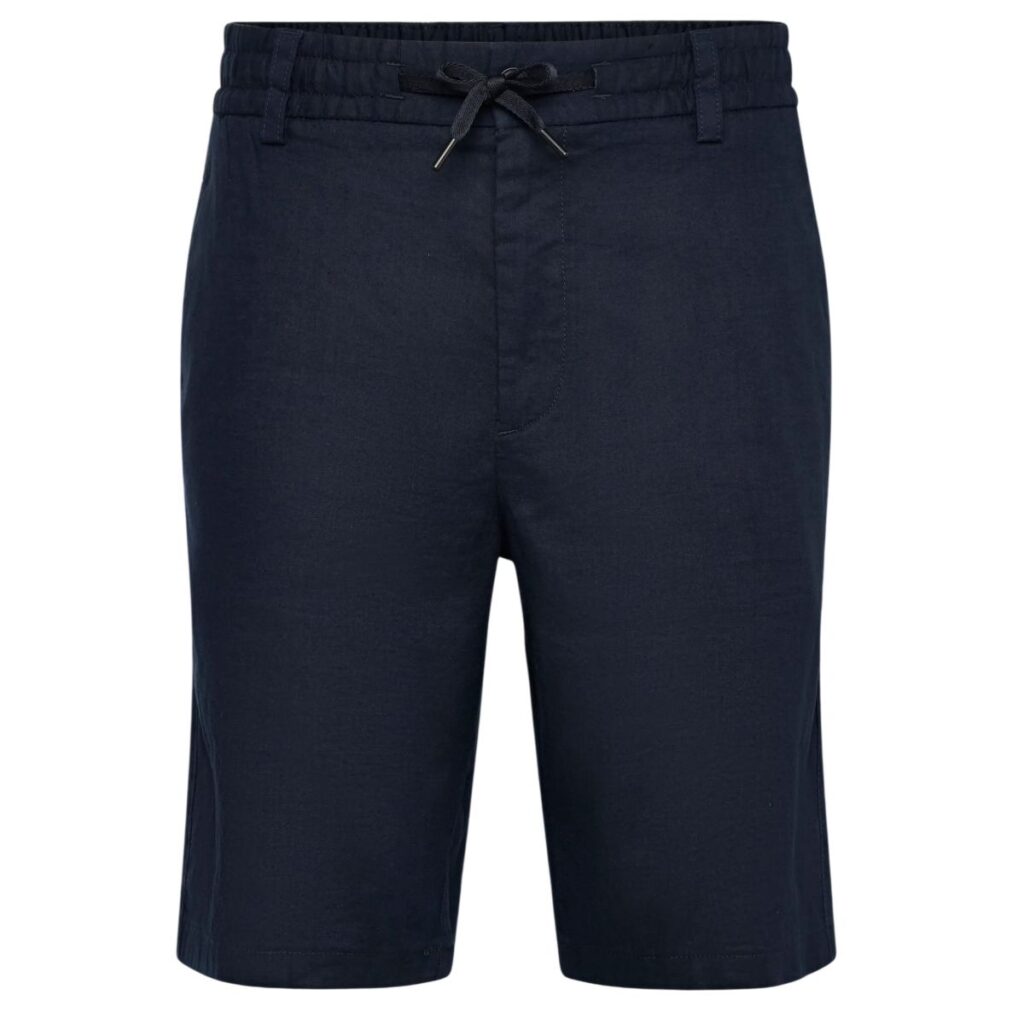 Boss Tapered Chino Korte Broek Navy