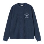 Carhartt WIP Eightynine Waffle Longsleeve T-shirt Navy