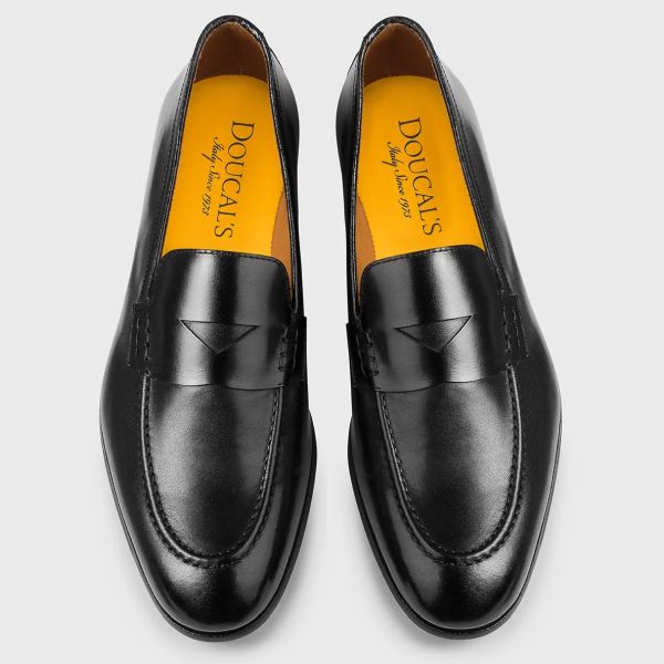 Doucal's Penny Adler Moccasin Zwart