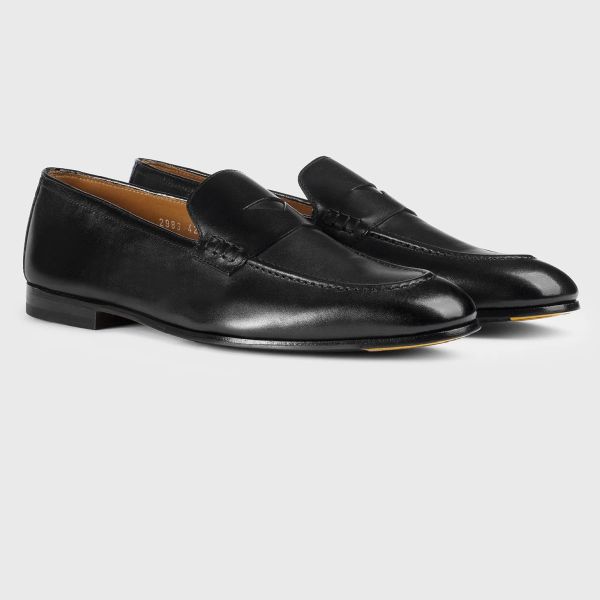 Doucal's Penny Adler Moccasin Zwart