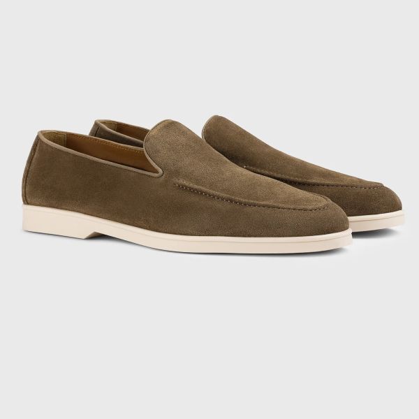 Doucal's Vaschetta Moccasin Donker Groen