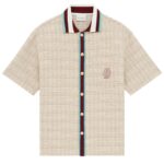 Drôle De Monsieur en Tweed D Miroir Overhemd Beige