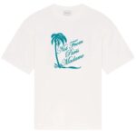 Drôle De Monsieur Slogan Palmiers T-shirt Off White