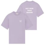 Drôle De Monsieur Slogan T-shirt Paars