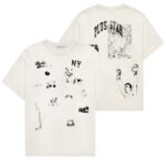 Duke + Dexter NY Sketch T-shirt Wit