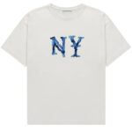 Duke + Dexter Watercolour NY T-shirt Wit