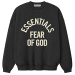 Fear Of God Essentials Campus 90's Sweater Zwart
