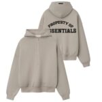 Fear Of God Essentials Property Lounge Half Zip Hoodie Grijs