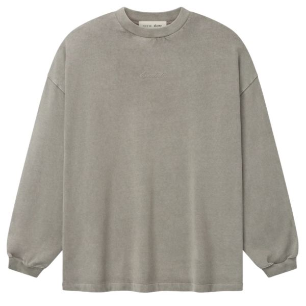 Fear Of God Essentials Signature 90's Longsleeve T-shirt Grijs