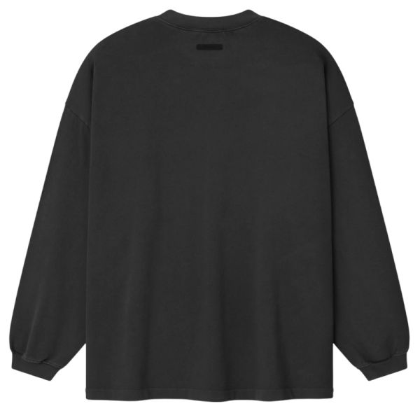 Fear Of God Essentials Signature 90's Longsleeve T-shirt Zwart