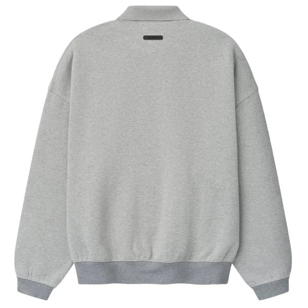 Fear Of God Essentials Signature 90's Polo Sweater Grijs