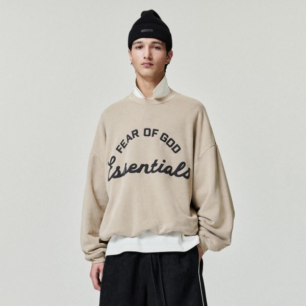 Fear Of God Essentials Training 90's Sweater Beige