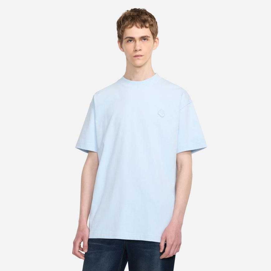 Flâneur Rubber Blossom T-shirt Licht Blauw