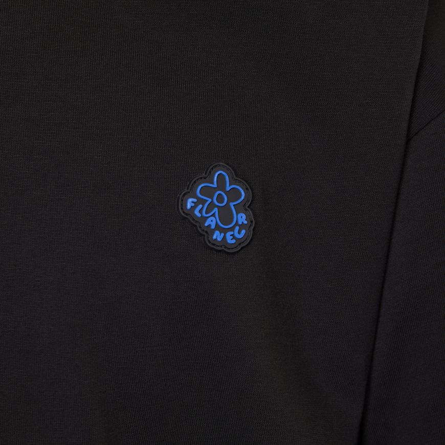 Flâneur Rubber Blossom T-shirt Zwart