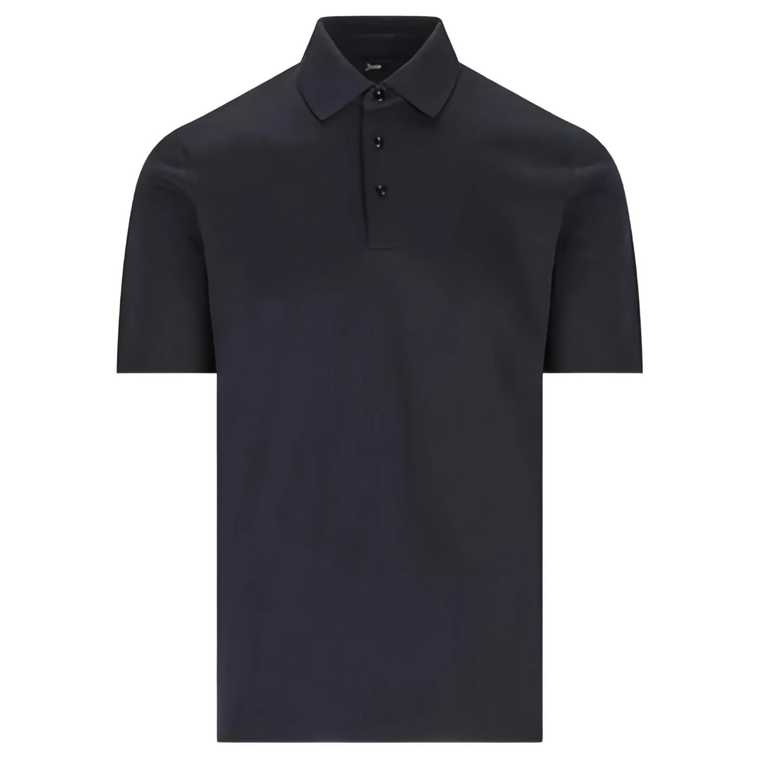 Herno Knit Effect Polo Donker Blauw