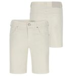 Jacob Cohën Bermuda Lou Korte Broek Off White