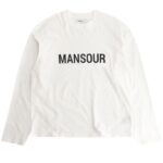 Mansour Monogram Longsleeve T-shirt Off White