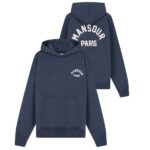 Mansour Paris College Hoodie Donker Blauw