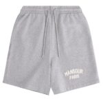 Mansour Paris College Korte Broek Grijs