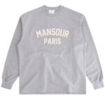 Mansour Paris College Longsleeve T-shirt Grijs