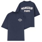 Mansour Paris College T-shirt Donker Blauw