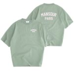 Mansour Paris College T-shirt Groen