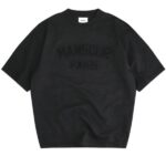 Mansour Paris College T-shirt Zwart