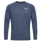 Nike Heathered Hydroguard Longsleeve T-shirt Navy