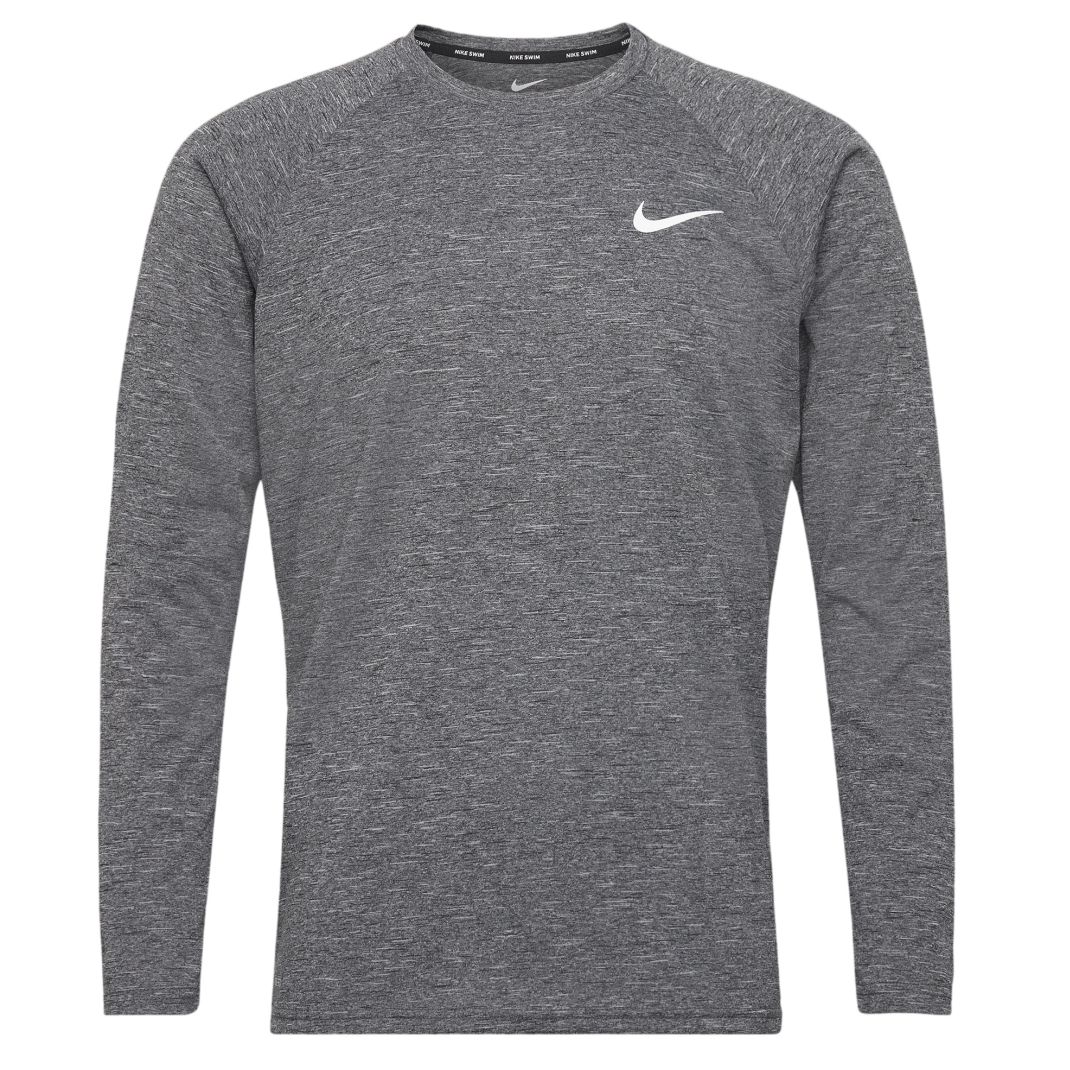Nike Heathered Hydroguard Longsleeve T-shirt Zwart